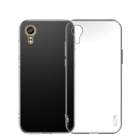 Samsung Galaxy Xcover 7 Clear TPU Case - Ultra-Thin, Shockproof, Anti-Yellowing Transparent Soft Protective Cover with Precise Cutouts, Scratch Resistance & Lightweight Design