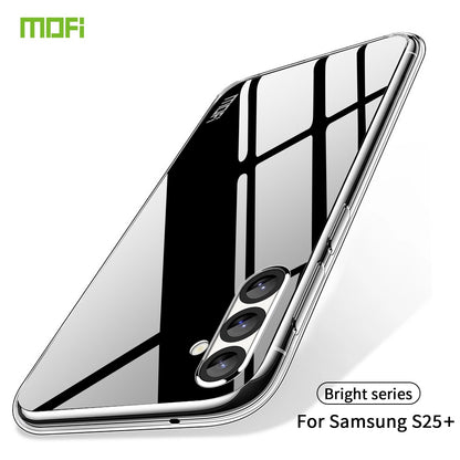 Samsung Galaxy S25+ 5G Clear TPU Case - Ultra-Thin, Shockproof, Anti-Yellowing Transparent Soft Protective Cover with Precise Cutouts, Scratch Resistance & Lightweight Design