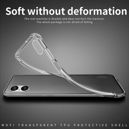 Sony Xperia 10 VI Clear TPU Case - Ultra-Thin, Shockproof, Anti-Yellowing Transparent Soft Protective Cover with Precise Cutouts, Scratch Resistance & Lightweight Design