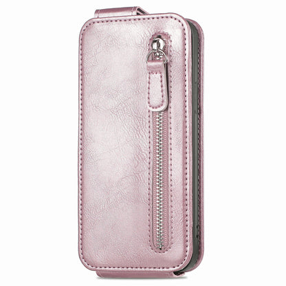 Honor Magic6 Pro Zipper Wallet Case - Vertical Flip Leather Phone Cover with Multiple Card Slots and Stand