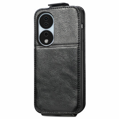 Honor X7b Zipper Wallet Case - Vertical Flip Leather Phone Cover with Multiple Card Slots and Stand