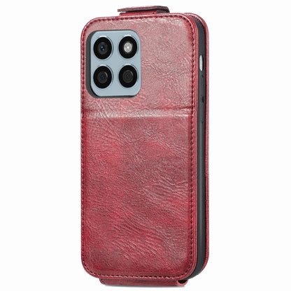 Honor X8b Zipper Wallet Case - Vertical Flip Leather Phone Cover with Multiple Card Slots and Stand