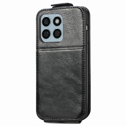 Honor X8b Zipper Wallet Case - Vertical Flip Leather Phone Cover with Multiple Card Slots and Stand