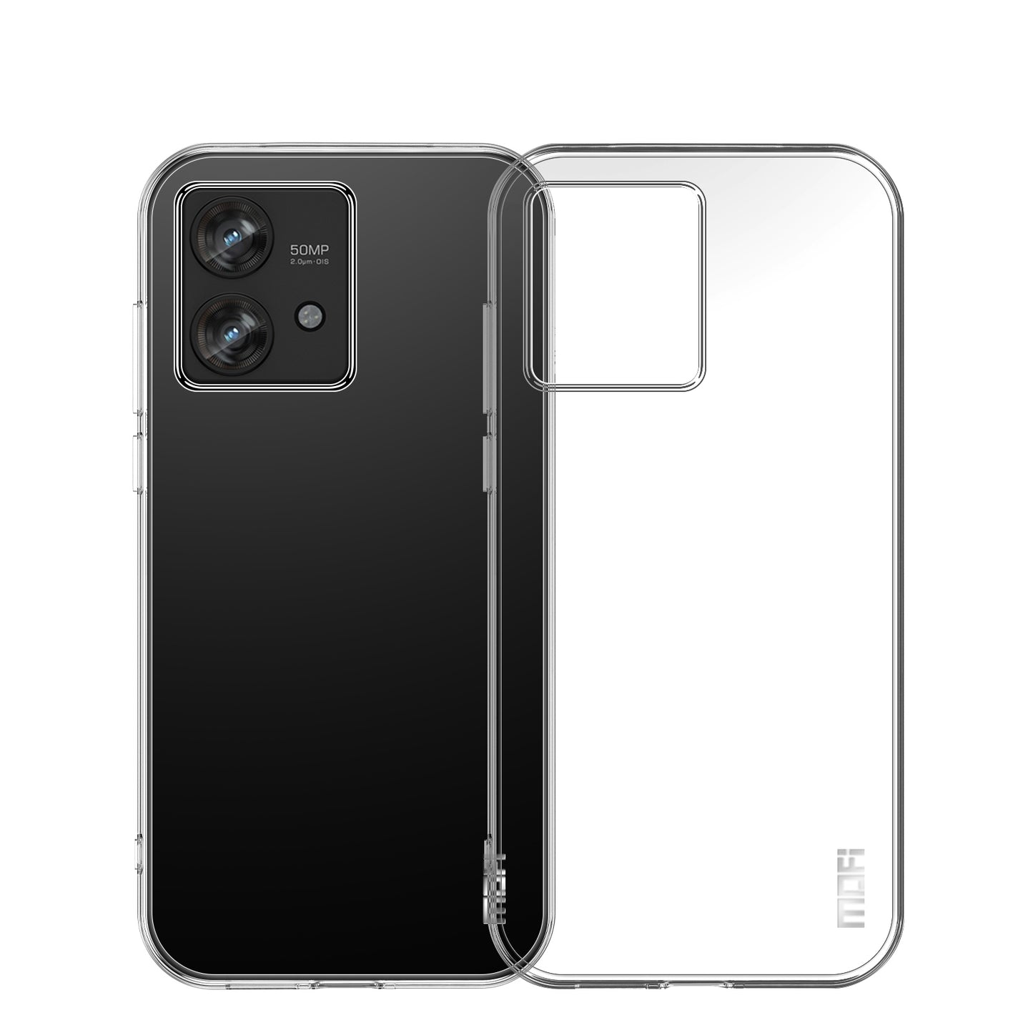 Motorola Edge 40 5G Clear TPU Case - Ultra-Thin, Shockproof, Anti-Yellowing Transparent Soft Protective Cover with Precise Cutouts, Scratch Resistance & Lightweight Design