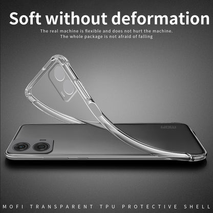 Motorola Moto G24/G04 Clear TPU Case - Ultra-Thin, Shockproof, Anti-Yellowing Transparent Soft Protective Cover with Precise Cutouts, Scratch Resistance & Lightweight Design