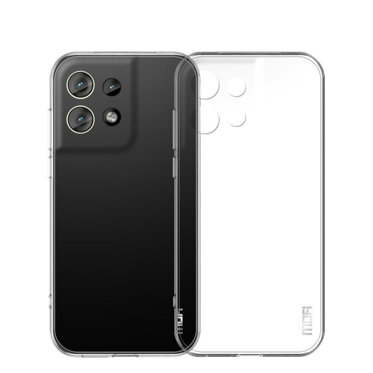Motorola Edge 50 Neo Clear TPU Case - Ultra-Thin, Shockproof, Anti-Yellowing Transparent Soft Protective Cover with Precise Cutouts, Scratch Resistance & Lightweight Design