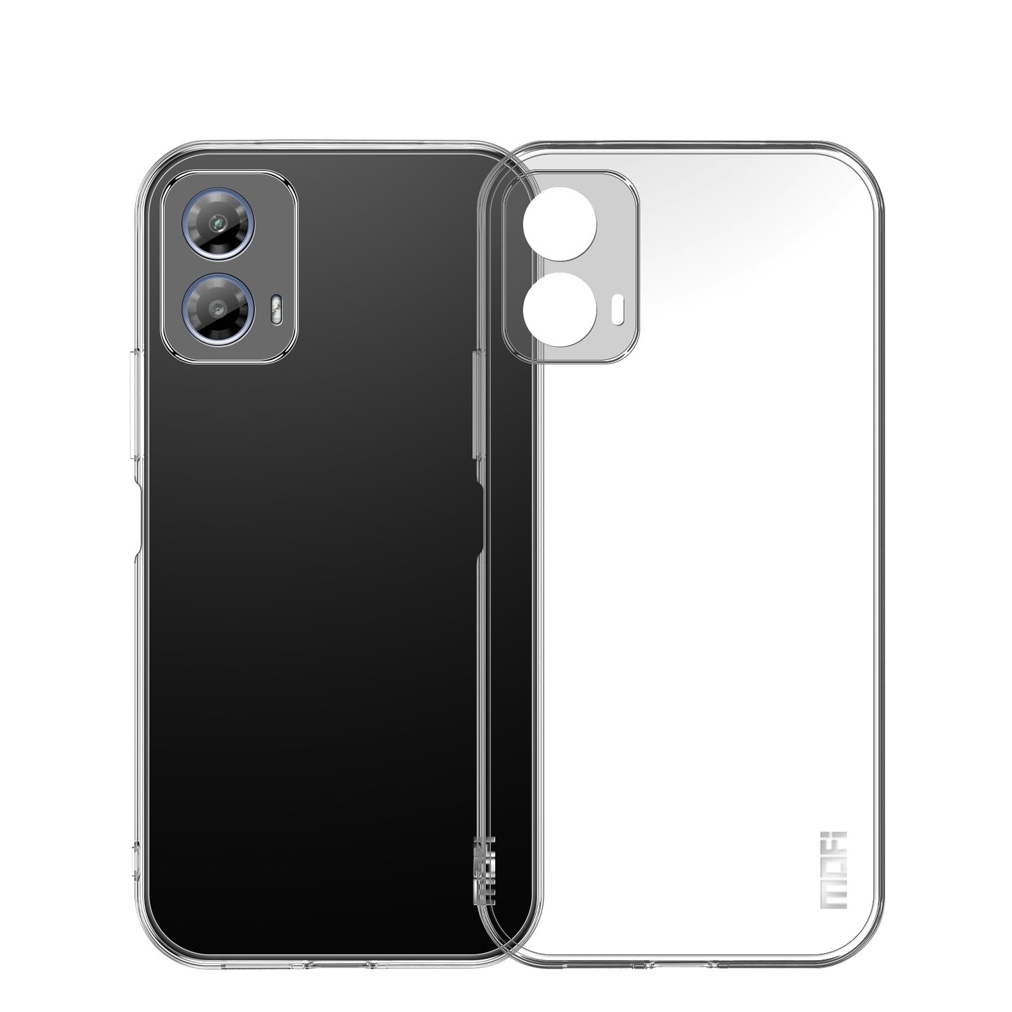 Motorola Moto G35 Clear TPU Case - Ultra-Thin, Shockproof, Anti-Yellowing Transparent Soft Protective Cover with Precise Cutouts, Scratch Resistance & Lightweight Design