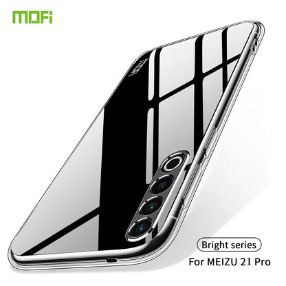 Meizu 21 Pro Clear TPU Case - Ultra-Thin, Shockproof, Anti-Yellowing Transparent Soft Protective Cover with Precise Cutouts, Scratch Resistance & Lightweight Design