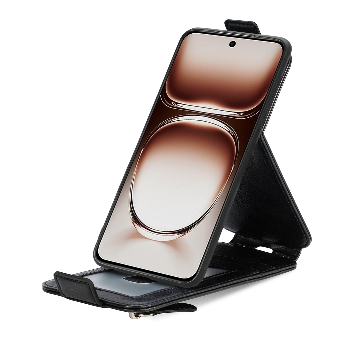 OnePlus Nord 4 Zipper Wallet Case - Vertical Flip Leather Phone Cover with Multiple Card Slots and Stand