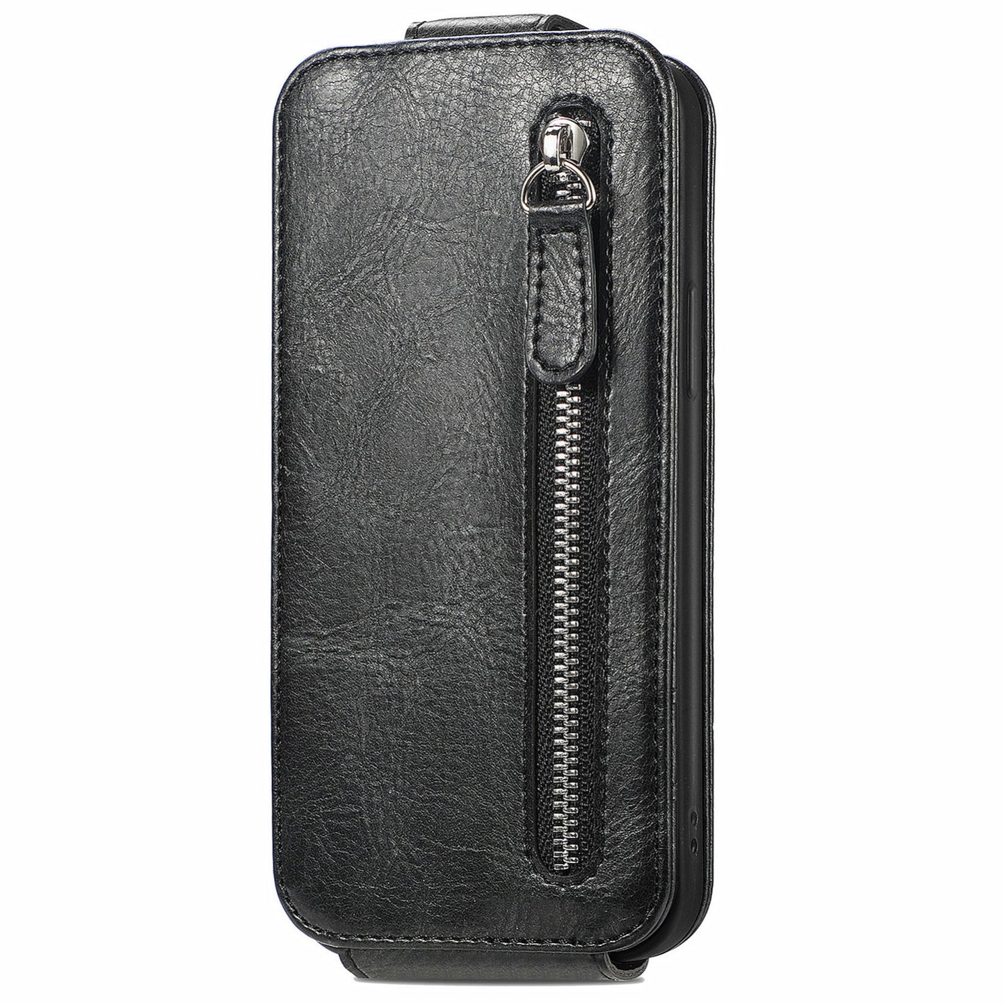 Motorola Moto G14 4G Zipper Wallet Case - Vertical Flip Leather Phone Cover with Multiple Card Slots and Stand