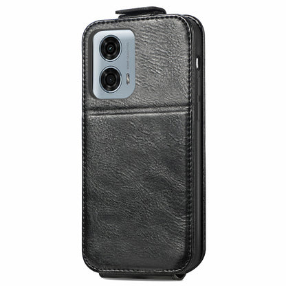 Motorola Moto G24 Power 4G Zipper Wallet Case - Vertical Flip Leather Phone Cover with Multiple Card Slots and Stand