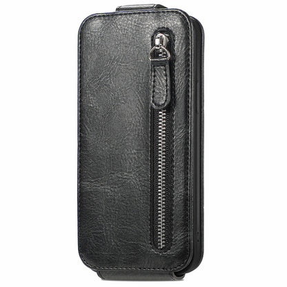 Sony Xperia 1 IV Zipper Wallet Case - Vertical Flip Leather Phone Cover with Multiple Card Slots and Stand