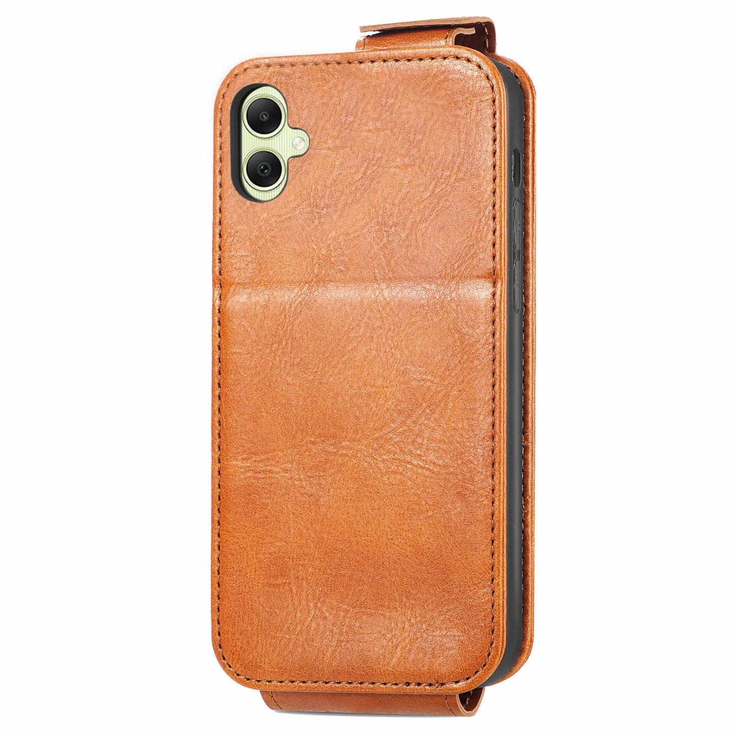 Samsung Galaxy A05 Zipper Wallet Case - Vertical Flip Leather Phone Cover with Multiple Card Slots and Stand