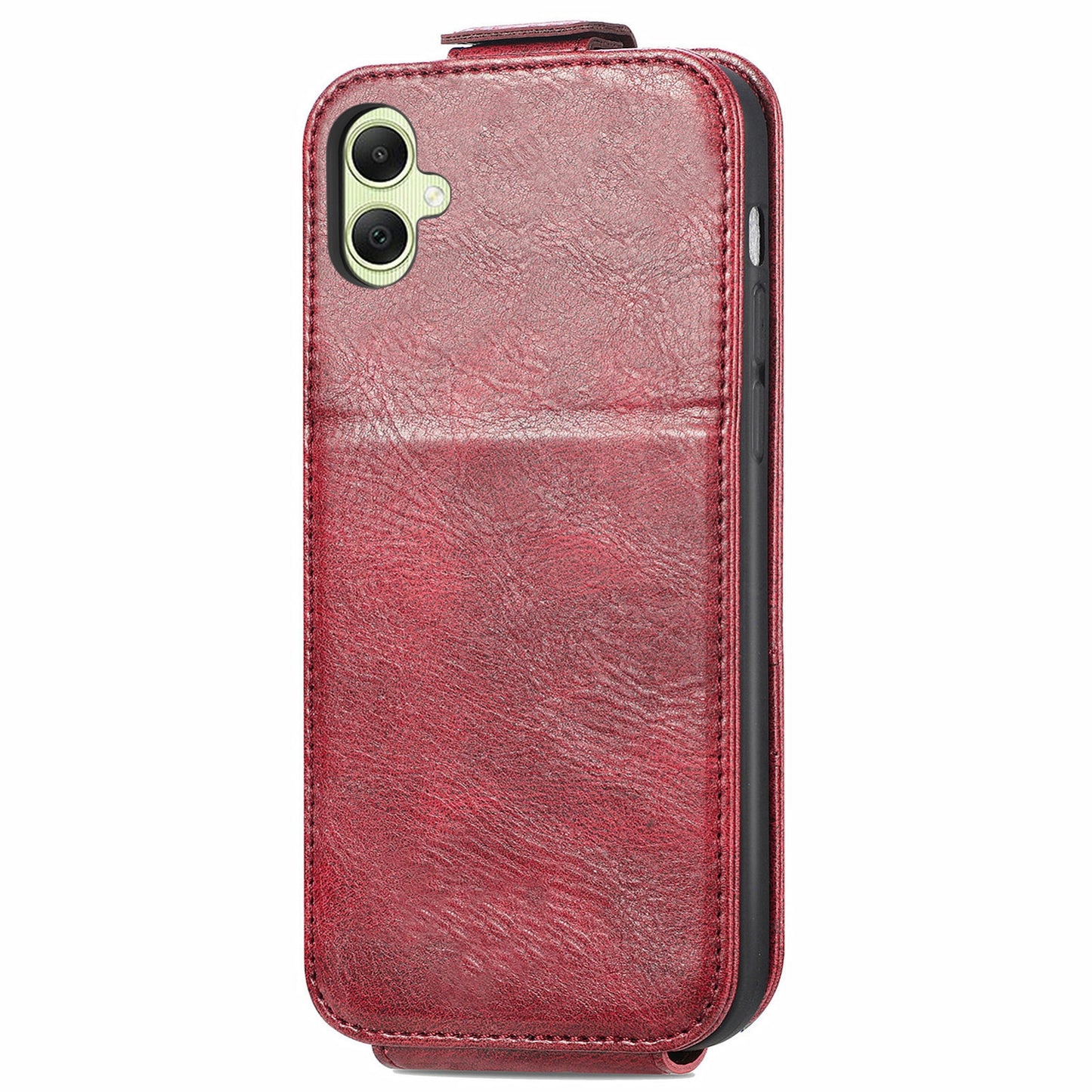 Samsung Galaxy A05 Zipper Wallet Case - Vertical Flip Leather Phone Cover with Multiple Card Slots and Stand