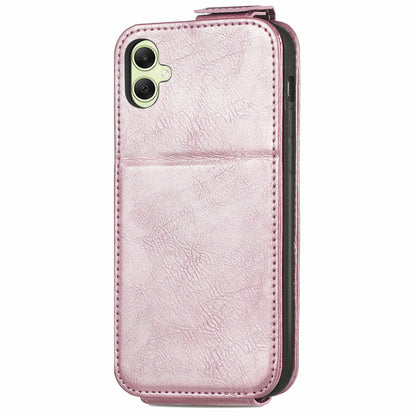 Samsung Galaxy A06 Zipper Wallet Case - Vertical Flip Leather Phone Cover with Multiple Card Slots and Stand