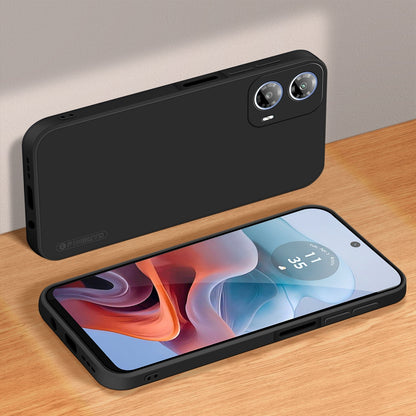 Motorola Moto G04 Phone Case - Liquid Silicone TPU Protective Cover with Anti-Scratch, Shockproof Design, Fingerprint Resistant & Soft Grip Feel
