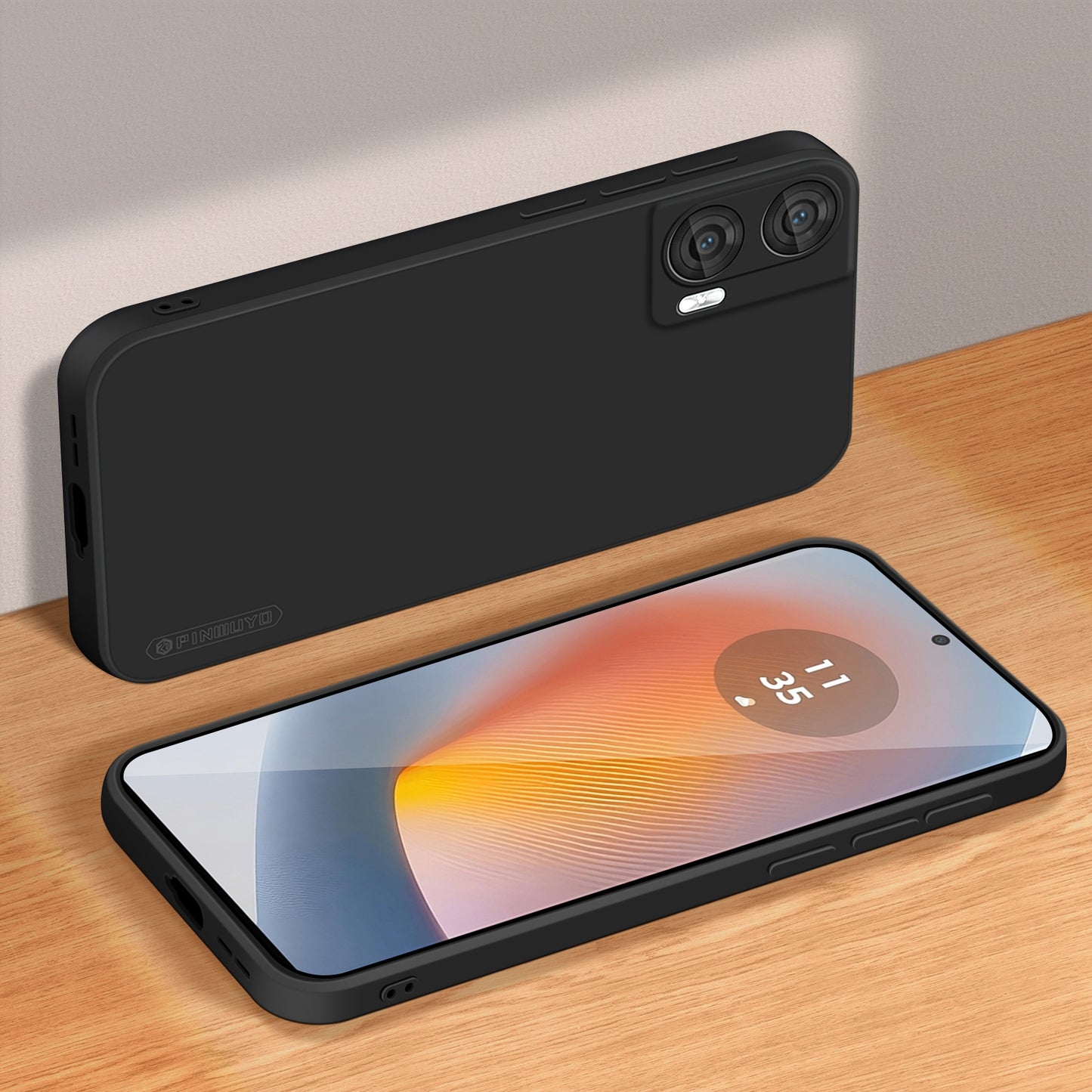 Motorola Moto G85 Phone Case - Liquid Silicone TPU Protective Cover with Anti-Scratch, Shockproof Design, Fingerprint Resistant & Soft Grip Feel