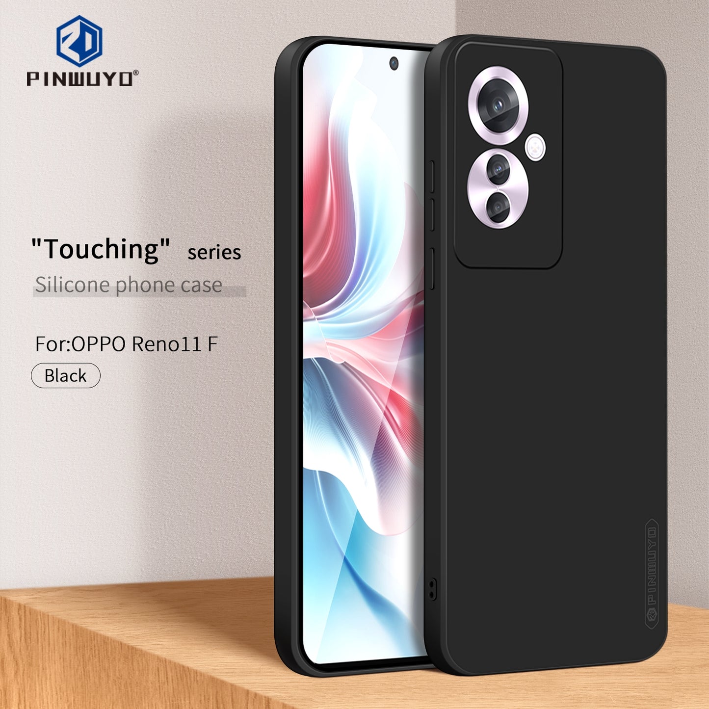 OPPO Reno11 F Phone Case - Liquid Silicone TPU Protective Cover with Anti-Scratch, Shockproof Design, Fingerprint Resistant & Soft Grip Feel