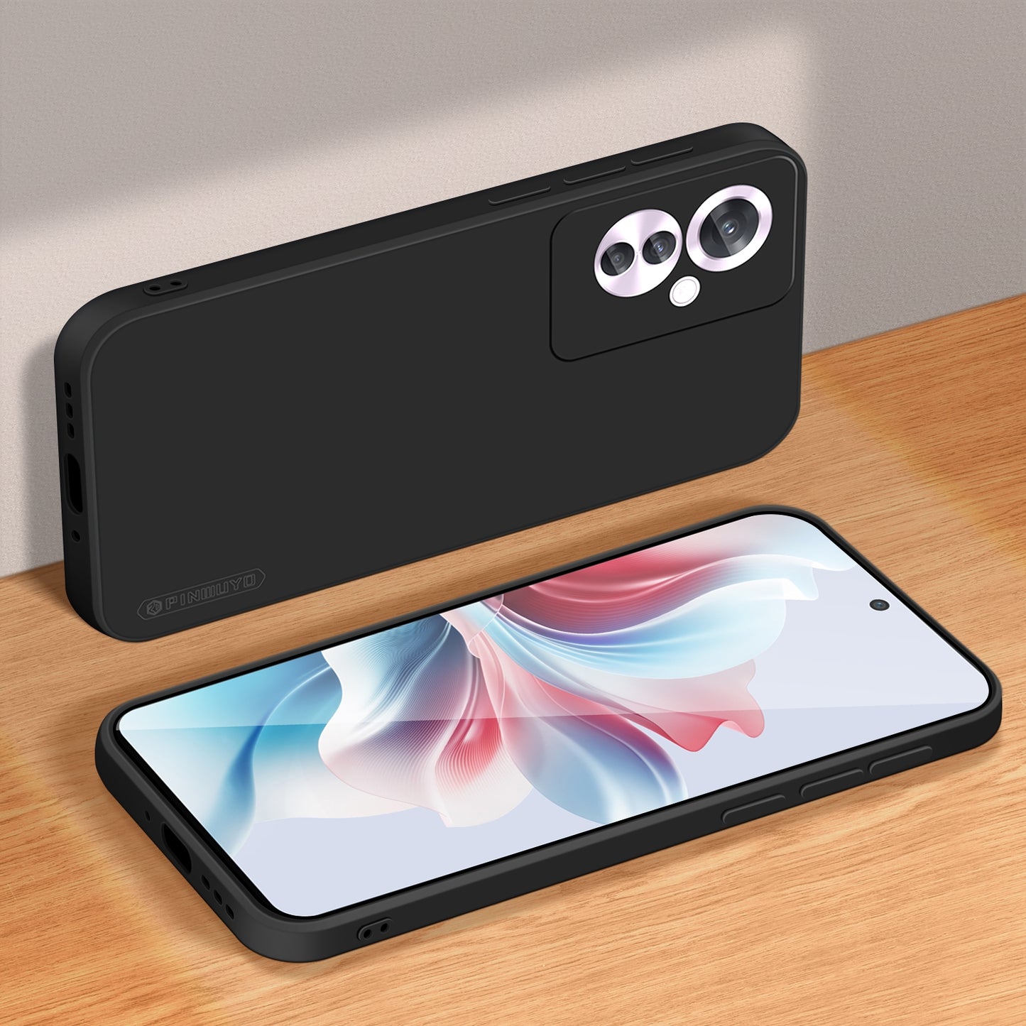 OPPO Reno11 F Phone Case - Liquid Silicone TPU Protective Cover with Anti-Scratch, Shockproof Design, Fingerprint Resistant & Soft Grip Feel