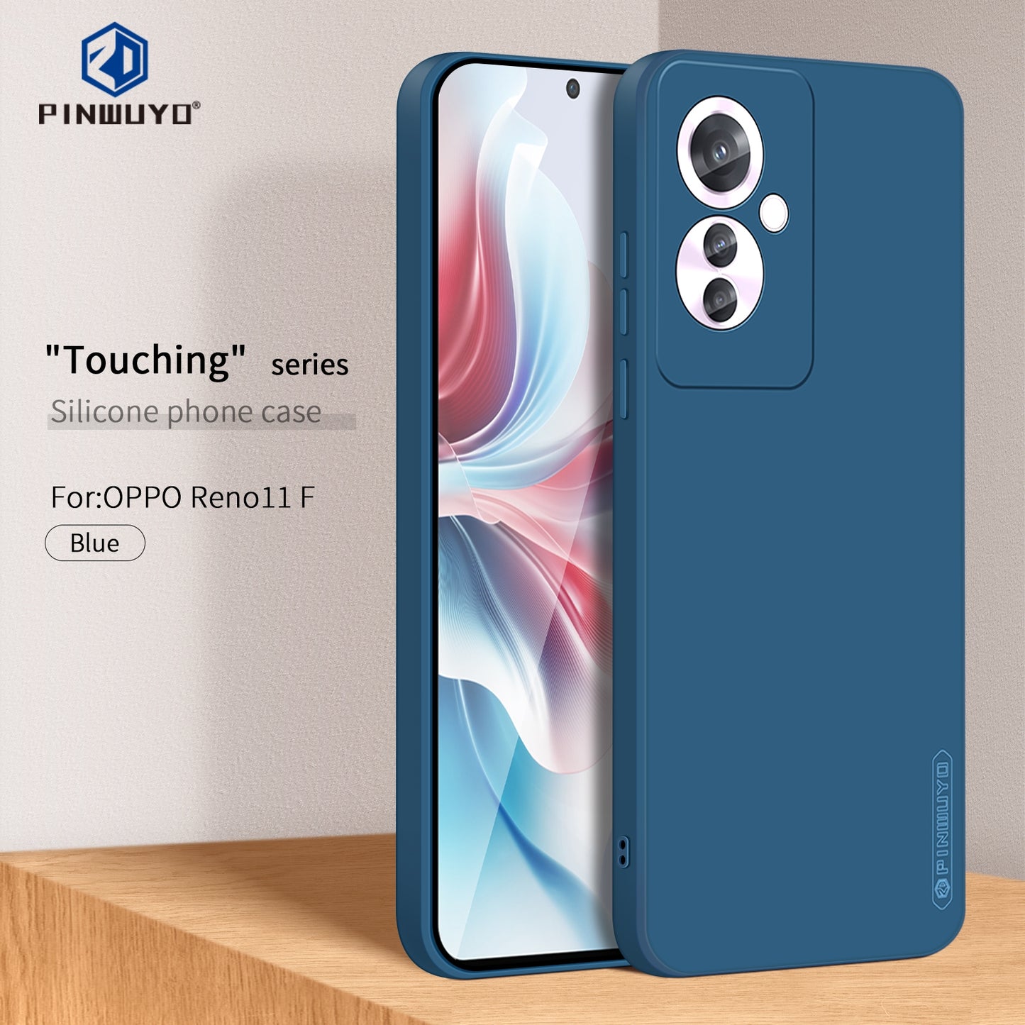 OPPO Reno11 F Phone Case - Liquid Silicone TPU Protective Cover with Anti-Scratch, Shockproof Design, Fingerprint Resistant & Soft Grip Feel