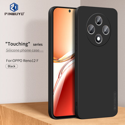 OPPO Reno12 F Phone Case - Liquid Silicone TPU Protective Cover with Anti-Scratch, Shockproof Design, Fingerprint Resistant & Soft Grip Feel