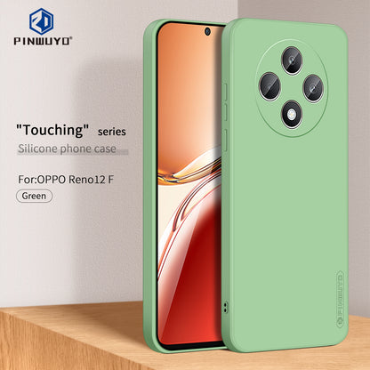 OPPO Reno12 F Phone Case - Liquid Silicone TPU Protective Cover with Anti-Scratch, Shockproof Design, Fingerprint Resistant & Soft Grip Feel