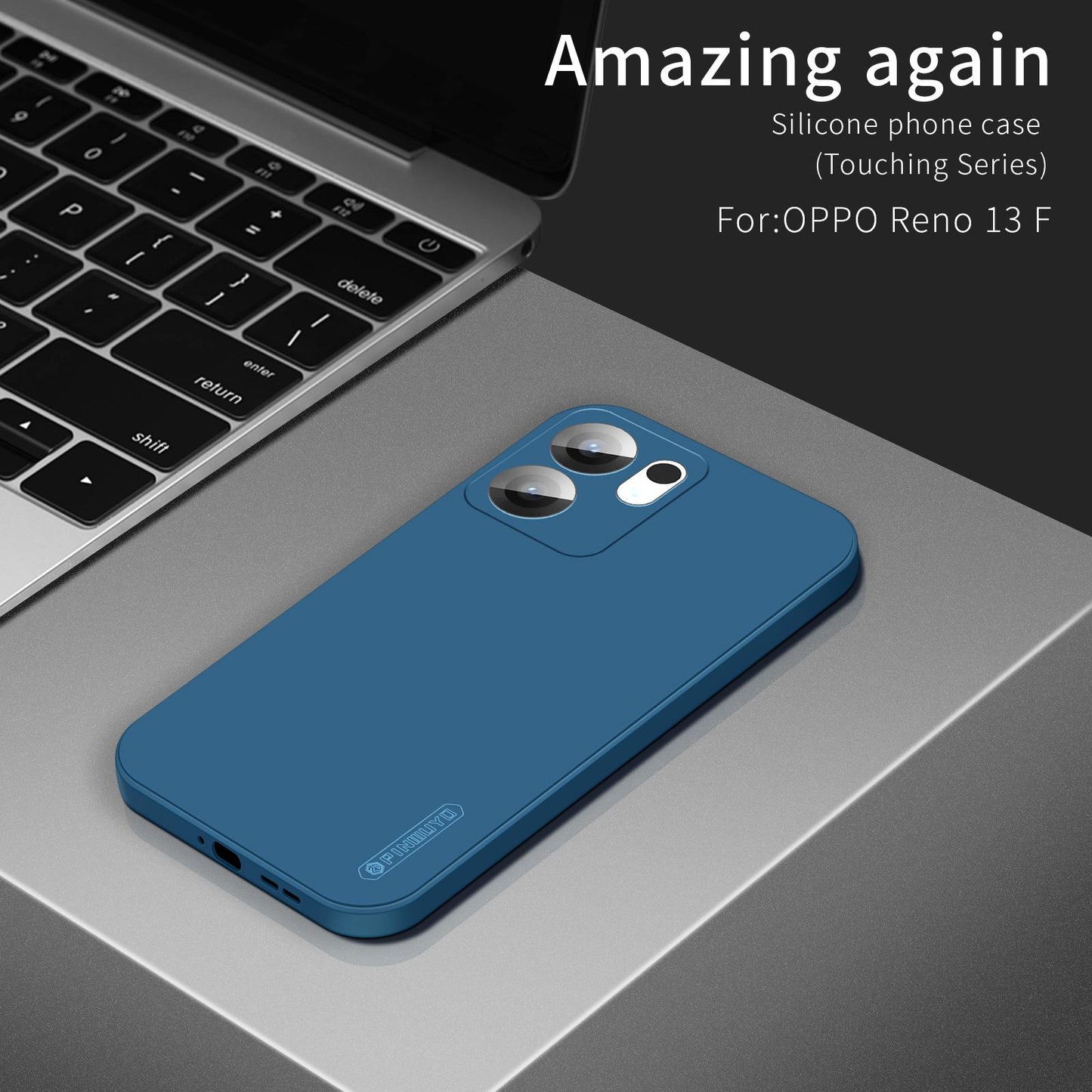 OPPO Reno13 F 4G/5G Phone Case - Liquid Silicone TPU Protective Cover with Anti-Scratch, Shockproof Design, Fingerprint Resistant & Soft Grip Feel
