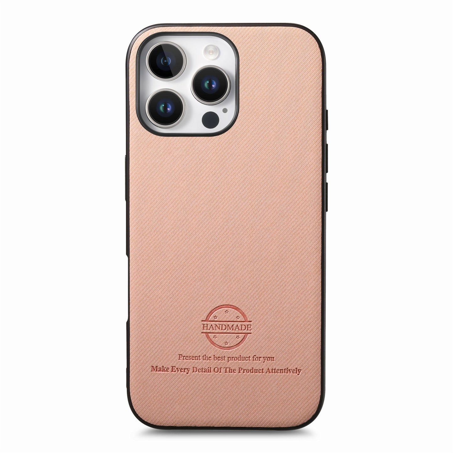 iPhone 11 Case - Vegan Leather and Twill Fabric Skin with Anti-Scratch and Drop Protection Back Phone Case