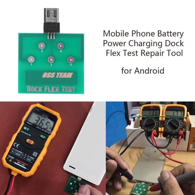 2-Pack Free Disassembly Detection Tail Plug Test Board for Android Mobile Phone Diagnostics