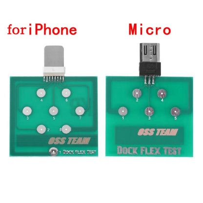 2-Pack Free Disassembly Detection Tail Plug Test Board for Android Mobile Phone Diagnostics