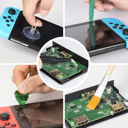 10-in-1 3D Joystick Repair Screwdriver Set for Nintendo Switch Joy-Con - Disassembly Tool for Drift Issues