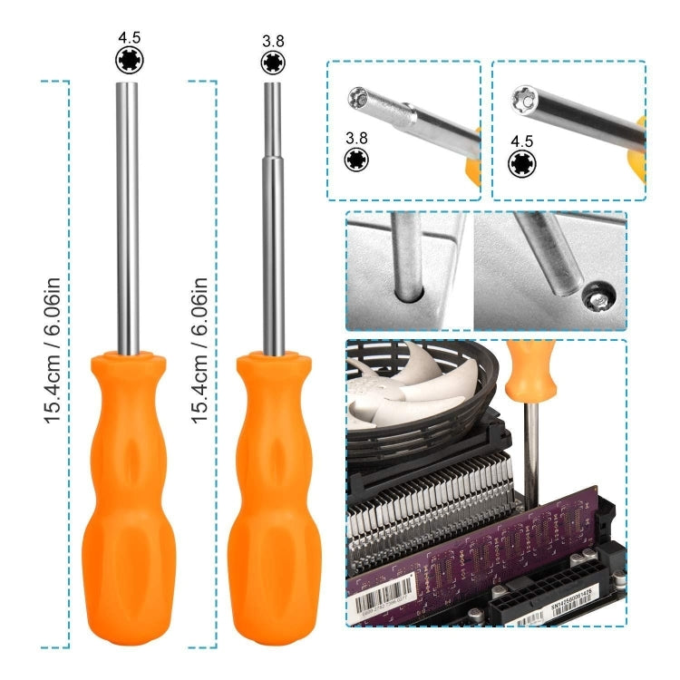 10-in-1 Game Console Repair Tool Kit for Nintendo Switch, Y-Type Screwdrivers & Accessories