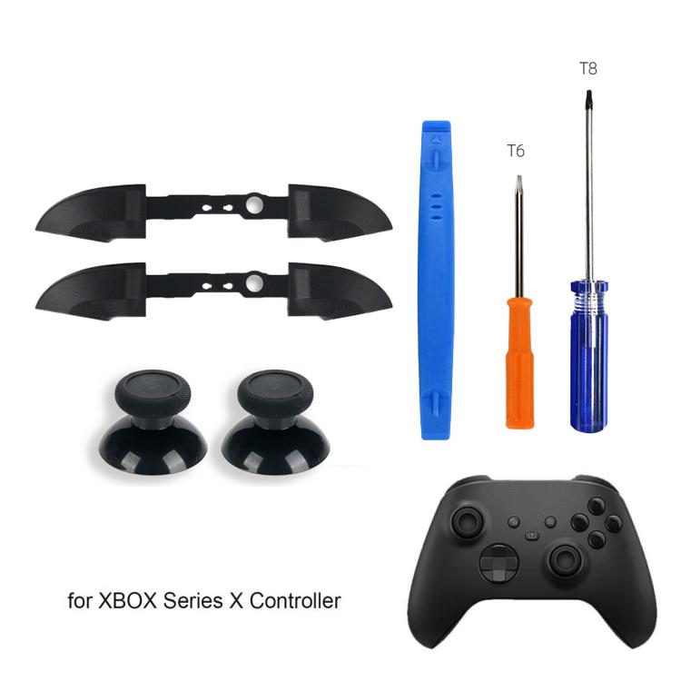 10-in-1 Xbox Series X Controller Repair Kit - Includes LB/RB Bumpers, Joystick Caps & Tools