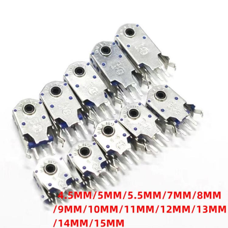 10-Pack Black Core 4.5mm Mouse Wheel Encoders - Durable, Easy to Install, 3 Million-Click Lifespan