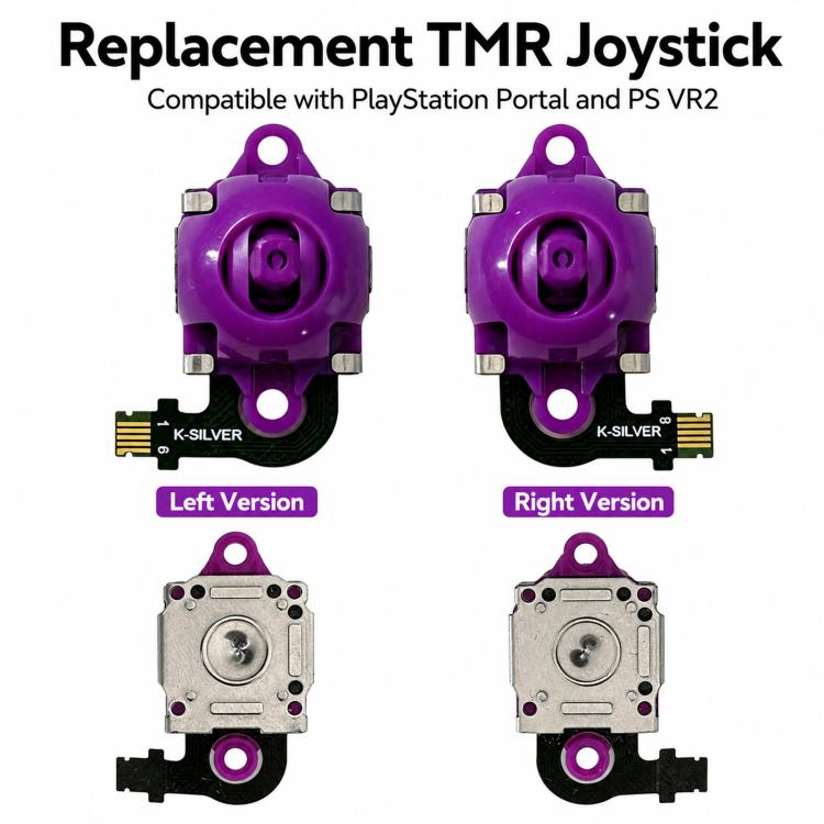 PS5 Portal & PS VR2 Left TMR Joystick Replacement - Non-Contact, Low Power, Plug-and-Play Design