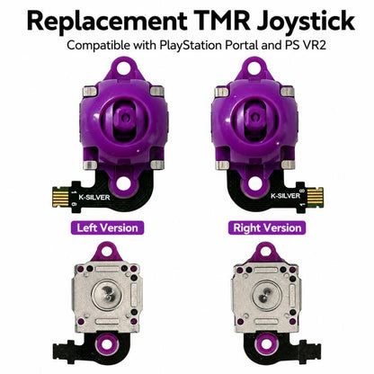 PS5 Portal & PS VR2 Left TMR Joystick Replacement - Non-Contact, Low Power, Plug-and-Play Design