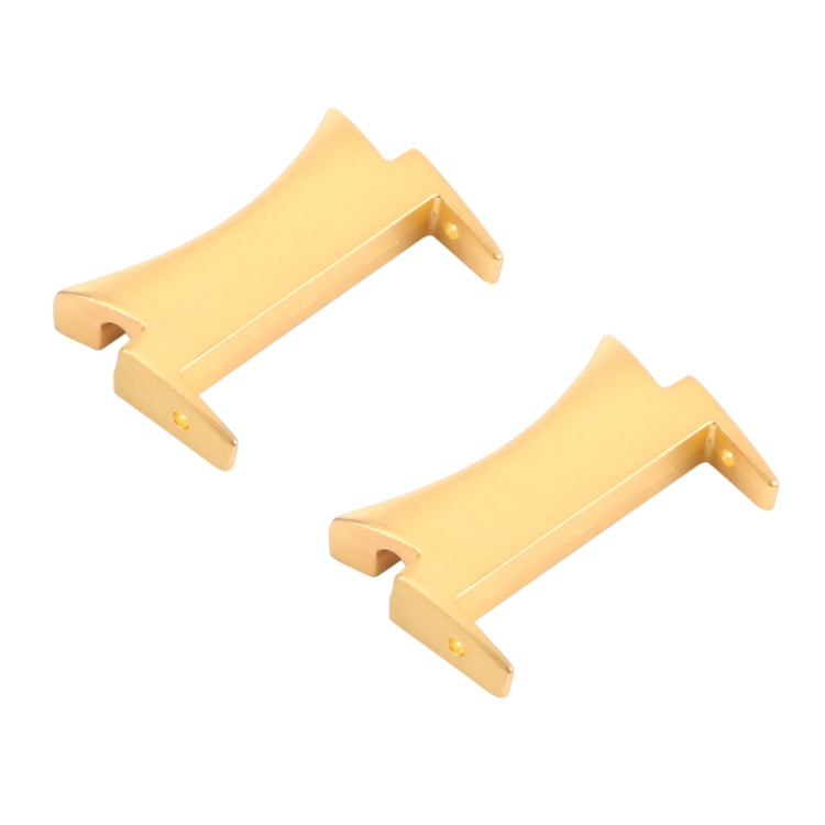 Gold Metal Connector Converter for Samsung Galaxy Watch4 (40mm/44mm) - Durable, Corrosion-Resistant Watchband Accessory