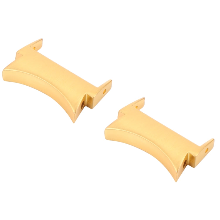 Gold Metal Connector Converter for Samsung Galaxy Watch4 (40mm/44mm) - Durable, Corrosion-Resistant Watchband Accessory