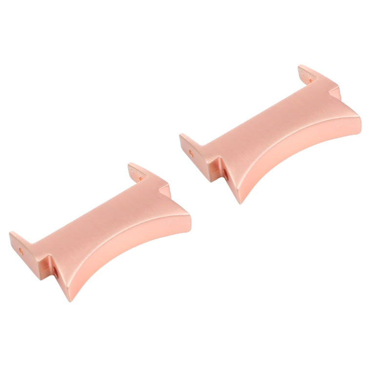 Rose Gold Connector Converter for Samsung Galaxy Watch4 (40mm/44mm) - Durable Metal Watchband Replacement