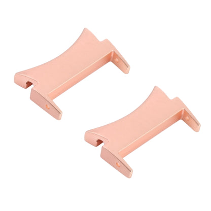 Rose Gold Connector Converter for Samsung Galaxy Watch4 (40mm/44mm) - Durable Metal Watchband Replacement