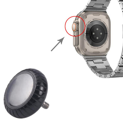 Apple Watch Series 10 Crown Nut Replacement (42mm/46mm) - Black, Perfect Fit for Seamless Functionality