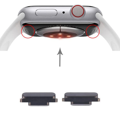 Replacement Black Watch Clasp for Apple Watch Series 4 / 5 / 6 (1 Pair) - Perfect Fit & Quality Assured