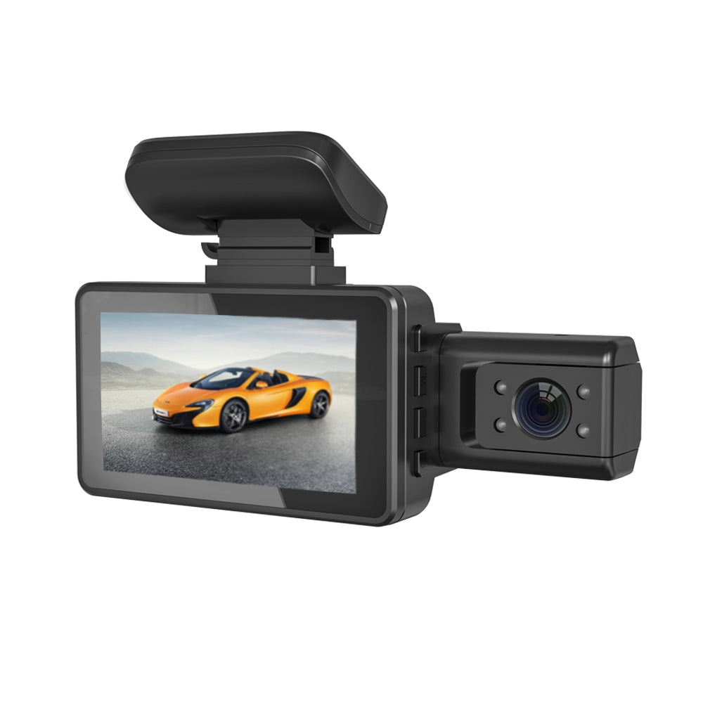 Dual HD Car Camera with Night Vision & 720P Recording - F9 Infrared Driving Recorder