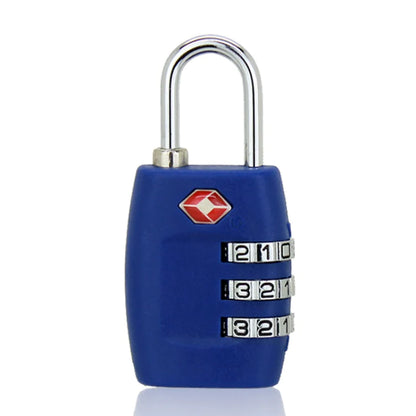 2 PCS Customs Luggage Lock Overseas Travel Luggage Zipper Lock Plastic TSA Code Lock