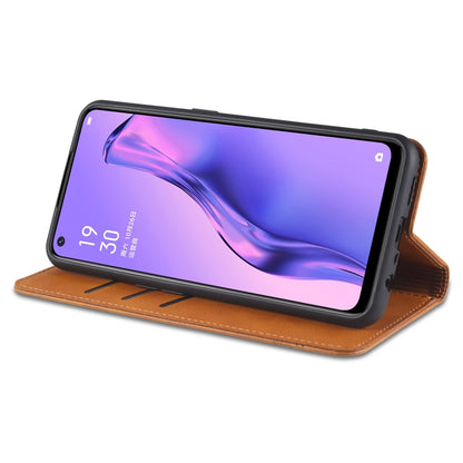 OPPO Reno4 SE Leather Wallet Case with Card Holder & Magnetic Closure