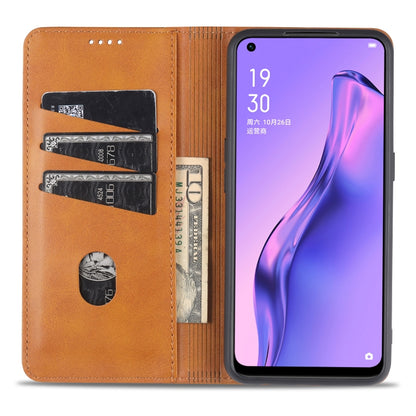 OPPO Reno4 SE Leather Wallet Case with Card Holder & Magnetic Closure