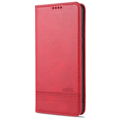 OPPO A15 Leather Wallet Case with Card Holder & Magnetic Closure