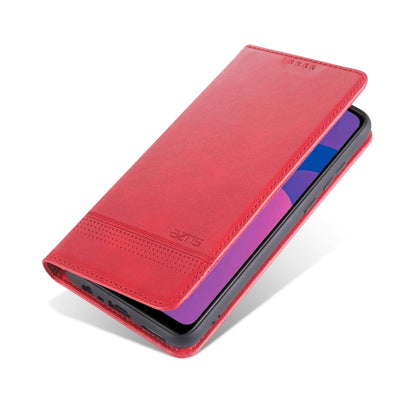 OPPO A15 Leather Wallet Case with Card Holder & Magnetic Closure