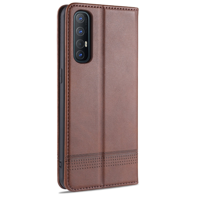 OPPO Reno3 Pro Leather Wallet Case with Card Holder & Magnetic Closure