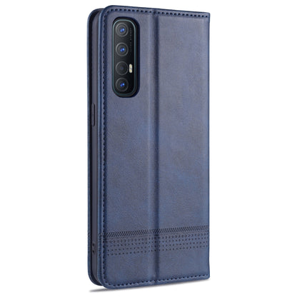 OPPO Reno3 Pro Leather Wallet Case with Card Holder & Magnetic Closure